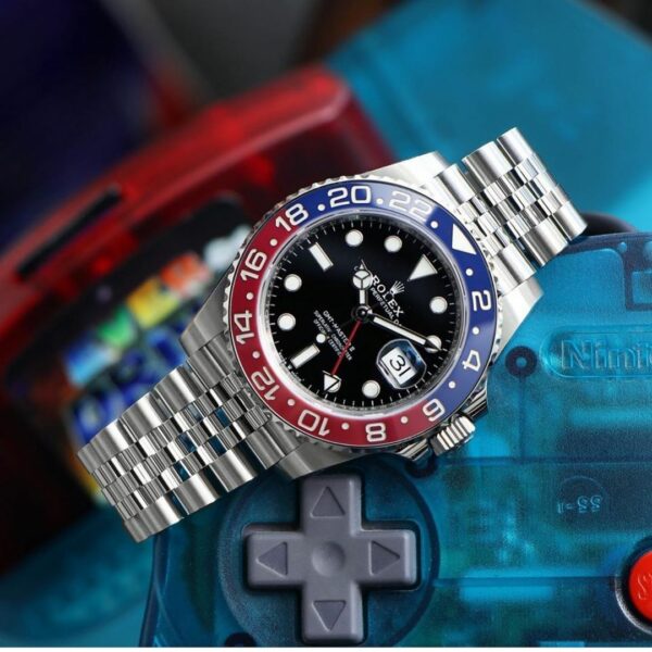 Rolex GMT-MASTER II Oyster, 40 mm, Oystersteel m126710blro-0001