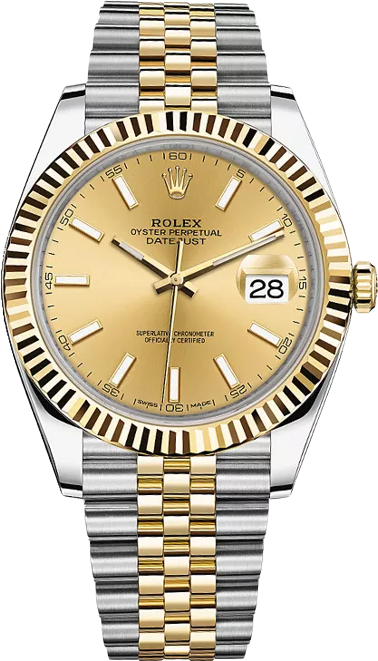 Rolex DateJust Ii Goldmix Multicolor Selection 41mm,Golden