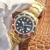 Rolex Submariner 40mm Golden Blue / Red Diamond Black Dial