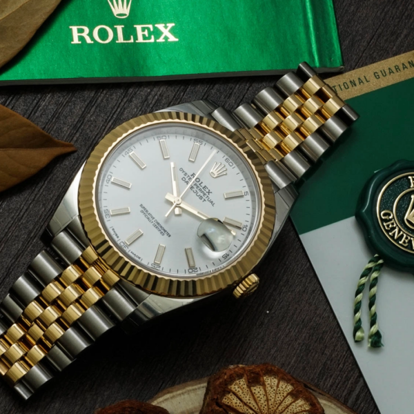 Rolex DateJust Ii Goldmix Multicolor Selection 41mm,White